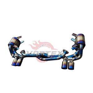 ระบบท่อไอเสีย Vortex Full Burnt Blue Titanium สำหรับ Porsche 911 Carrera 997.1 997.2 Valvetronic Catback เสียงดุดัน ติดตั้งง่าย - Product Image 5