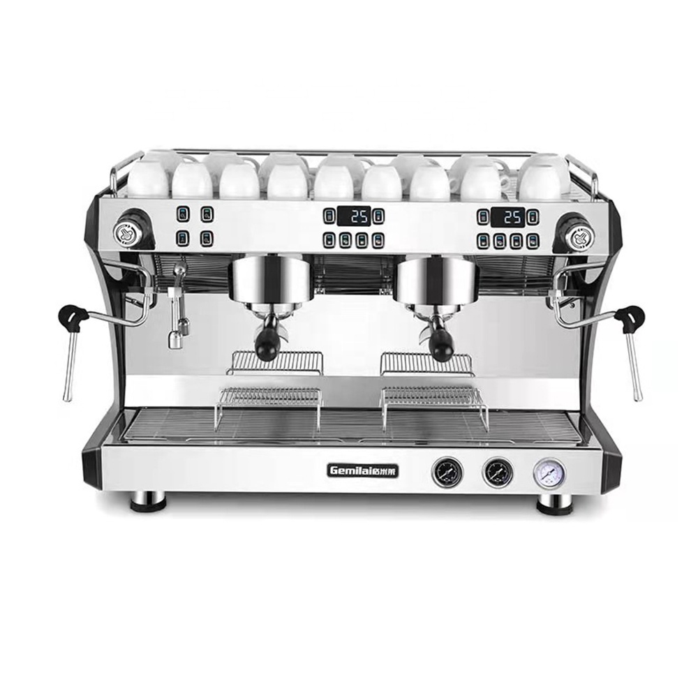 Cafetera automática Industrial expreso, máquina de café francés, máquinas Espresso comerciales