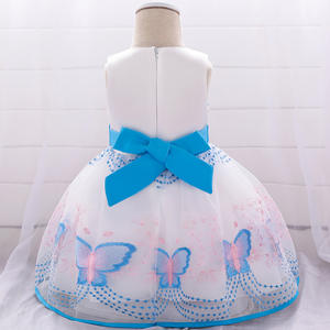 Nouvelle robe de demoiselle d'honneur pour enfants, innovante, avec volants, dentelle et nœud, motifs princesse - Product Image 2