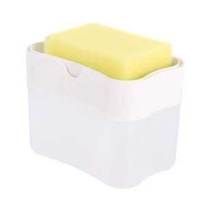 Dispensador de Jabón Líquido Multifuncional de Plástico PP con Soporte para Esponja de Cocina, Venta al Por Mayor - Product Image 6