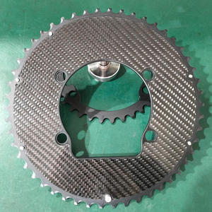 Nhà Máy OEM Tùy Chỉnh Chất Lượng Cao Crankset Sợi <span class=keywords><strong>Carbon</strong></span> Crankset 170Mm Dub BB Đường Xe Đạp - Product Image 5