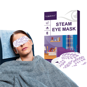 Masque oculaire <span class=keywords><strong>chauffant</strong></span> jetable à la vapeur chaude, <span class=keywords><strong>patch</strong></span> de soin des yeux, coussin <span class=keywords><strong>chauffant</strong></span>, masque oculaire à la vapeur, extrait de plante à l'arôme de lavande - Product Image 1