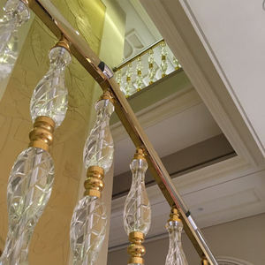 Lüks el yapımı roma sütunu kristal cam merdiven korkuluk kol dayama prim yenileme malzeme diğer kristal el sanatları ürün - Product Image 6