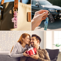1 porte-clés en cuir personnalisé gratuit, souvenir, cadeau, porte-clés avec nom et date, porte-clés de mariage, cadeaux de mariage