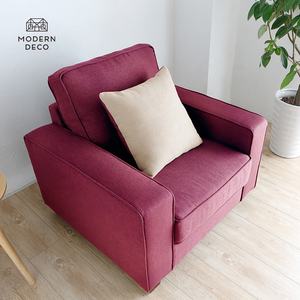 <span class=keywords><strong>Fauteuil</strong></span> 1 place en <span class=keywords><strong>tissu</strong></span> et lin, siège moderne, style <span class=keywords><strong>scandinave</strong></span>, confortable, repose-pied, en chine - Product Image 3