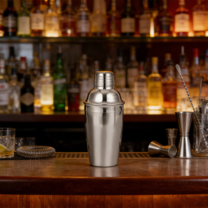 Juego de Coctelera de Acero Inoxidable Moderno con Logotipo Personalizado <span class=keywords><strong>Klam</strong></span>, Diseño de Tres Etapas, Capacidades de 250/350/550/750 ml, Reutilizable - Product Image 6