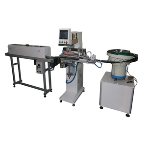 Machine de tampographie automatique pour bouchons en plastique, gobelet à encre une couleur avec <span class=keywords><strong>ligne</strong></span> de séchage et dispositif d'alimentation pour impression couleur unique - Product Image 5