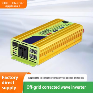 3000W Single Phase Mobile Power Supply Off-Grid 95% Efficiency 50/60Hz Correction Wave Feature Compressor Home Motor HJ12V-220V- - Product Image 3