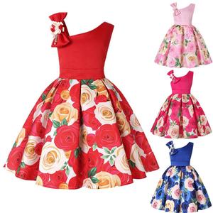 Robe de tutu fleurie pour filles, personnalisée en Chine, pour les fêtes - Product Image 1
