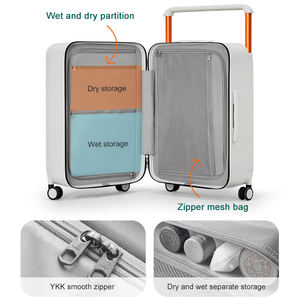 26インチのトロリースーツケースMixiブランドの荷物ジッパー付きフレームプロ用荷物メーカー - Product Image 4