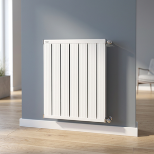Radiateur mural de luxe en aluminium blanc argenté BRUNETTA PERLA, chauffage central au gaz, garantie de 2 ans, pièces de rechange gratuites - Product Image 3