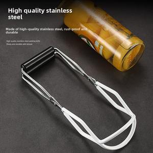 Pinzas para Latas de Acero Inoxidable para Utensilios de <span class=keywords><strong>Cocina</strong></span>, Pinzas Antideslizantes y Antiescaldantes, Pinzas Multifuncionales para Platos, Elevadores de Tazones, Artefactos de <span class=keywords><strong>Cocina</strong></span> - Product Image 4