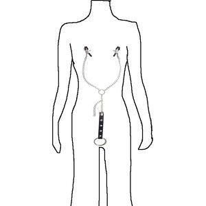 Bdsm — jouets pour hommes, pinces mamelon en chaîne avec <span class=keywords><strong>anneau</strong></span> pénis, Clip de mamelon, anneaux coq, contraintes de Bondage, sexe exotique, jeux pour adultes - Product Image 1