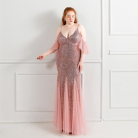 18272-S # Robes de soirée à paillettes Robe de soirée longue sexy pour femmes Robe de grosse dame. Robe surdimensionnée Robe grande taille Super robe