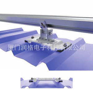 Abrazadera fotovoltaica para techo corrugado, soporte de montaje solar de aleación de aluminio, tratamiento de superficie anodizado - Product Image 1