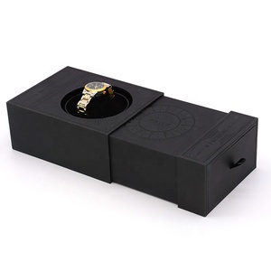 Estuche para Reloj Seismo, Diseño Moderno, Negro, con Sistema de Apertura Automática - Product Image 2