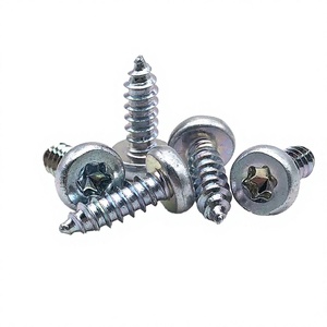 Anti-Theft Tamper-Proof Stainless Steel <b>Torx</b> Pan Head <b>Security</b> Screws #12 Thread Inch/Metric Zinc Plated/Black Oxide Finish - Product Image 2