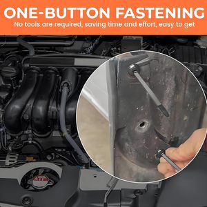 Thông qua Bolt Zip Tie phong cách Clip nhựa quan hệ cáp với khóa cho động cơ Fender lót mudguard thân cây sửa chữa nội thất - Product Image 6