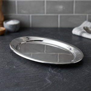 Stainless Steel <b>Round</b> Food Tray Eco-Friendly Steamable Multifunction High Quality - Product Image 2