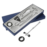 5 PCS Reflex Taylor Babinski Wartenberg Physical Examination Medical Instrument Neurological Percussion Diagnostic Hammer Kit