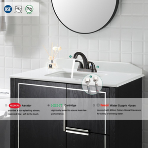 מודרני נירוסטה שמן שפשף ברז חדר אמבטיה מותאם אישית 3 חור ברזי אמבטיה 2 ידית ברז ידית מברז בתאילנד - Product Image 4