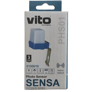 Twilight <b>Sensor</b> 1000W 6A PHS01 Vito For <b>LED</b> <b>Lights</b> - Product Image 2