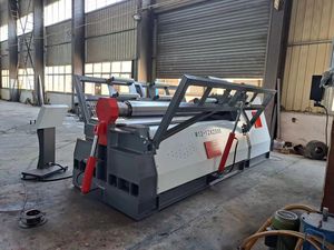 Tấm CNC 4 con lăn Máy uốn ống cuộn uốn 4 con lăn máy với trái và bên phải hỗ trợ - Product Image 3