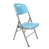 Nouvelles chaises de jardin en plastique de plage de camping de pique-nique en plein air blanches portables pour les événements de fête