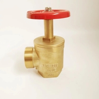Fabricant CA – Vanne d'arrêt d'incendie en laiton à angle droit 1,5/2,5 pouces pour hydrant, protection incendie, durable, installation facile, ISO