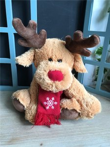 Unionpromo Personnalisé De wapiti De Noël peluche peluche <span class=keywords><strong>jouet</strong></span> cadeau De Noël - Product Image 2