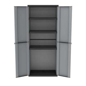 TERRY - 1002820 Gabinete exterior de 2 puertas 68x37,5x163,5 - 3 estantes interiores ajustables-ARMARIOS EAN 8005646028205 - Product Image 2