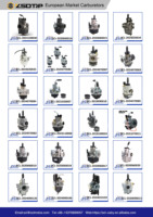 Carburateur K65 en métal de haute qualité pour moteur de course 110cc-125cc