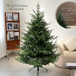 Nouvel Arbre <span class=keywords><strong>de</strong></span> Noël Artificiel <span class=keywords><strong>en</strong></span> Épicéa Naturel avec Lumières, Matériau PE, Taille 120-240cm, Décoration Centrale pour la Maison, Idéal pour l'Exportation - Product Image 2