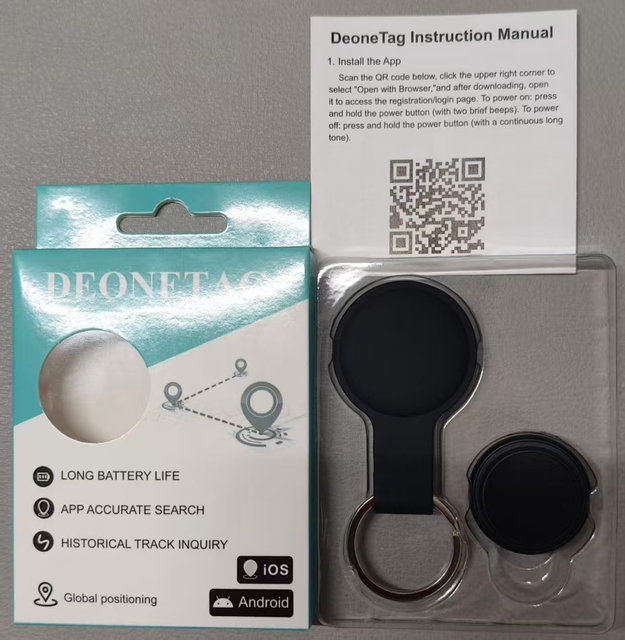 Universal for IOS Android Plastic LBS Anti-Lost GPS Tracker with GPS Navigation 260mAh Battery Multiplayer View 30x30x9mm Size