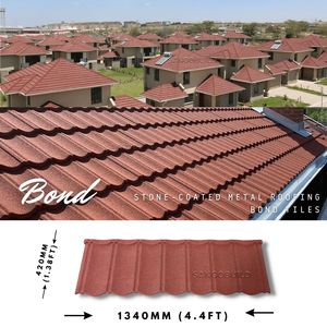 Tejas y Láminas de Techo Recubiertas de Resina Sintética de Arcilla Europea con Clasificación de Resistencia al Fuego, Precio de Fábrica, Sostenibles, para Patio de Villa - Product Image 2