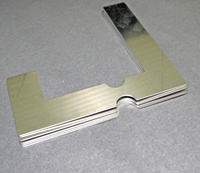 Service de découpe laser sur mesure en tôle d'aluminium JMT OEM - Composants de batteries, selon vos dessins, épaisseur maximale de la tôle 20 mm