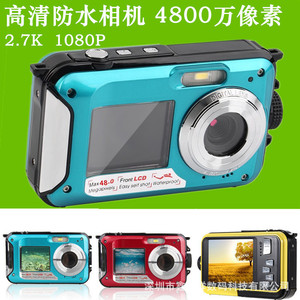 กล้องดิจิตอลกันน้ำ XHX 48MP หน้าจอคู่ รุ่น B368 กล้องวิดีโอความละเอียดสูง พร้อมจอ LCD ด้านหน้า และดีไซน์กันกระแทก - Product Image 5