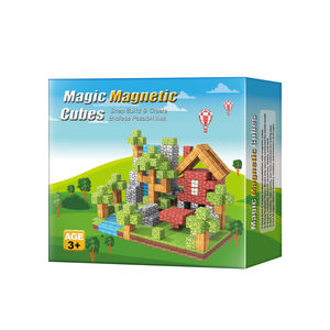 Juguete Magnético de Bosque Primitivo, Cubos Magnéticos de Construcción, Juego Educativo de Plástico - Product Image 3