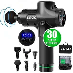 2025 <span class=keywords><strong>Handheld</strong></span> 30 Speed LCD Touch Screen Fascia Gun Massagepistole Vibration Pistola de masaje eléctrica inalámbrica para deportes - Product Image 1
