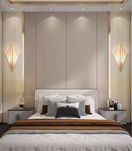 Lusso nordico semplice muro luce creativa a forma di ventaglio corpo in ferro <span class=keywords><strong>per</strong></span> Hotel corridoio portico camera da letto - Product Image 3