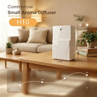 Diffuseur de parfum intelligent à double buse, grande capacité, verrouillable, antivol, machine à arômes murale/de table pour usage commercial