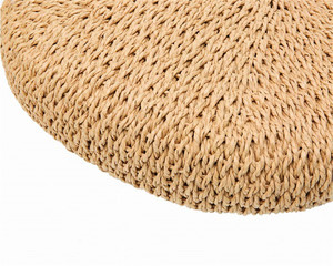 Borse A Tracolla Intrecciata In Vimini Da Donna Rattan Moda Borsa Intrecciata Marrone Spiaggia Paglia Con Portacappello - Product Image 5