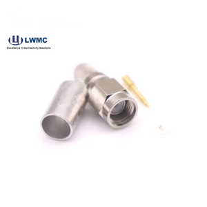 50ohm SMA mâle/femelle à sertir droit LMR240/RG8 câble MiNi, connecteur en laiton rf LMR240/RG8 MiNiCable - Product Image 1