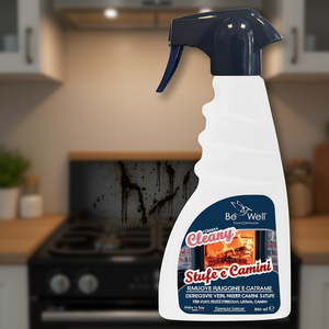 Be Well Cleany Limpiador de Vidrio para Estufas y Chimeneas 500 ml Elimina la suciedad y el alquitrán - Product Image 3