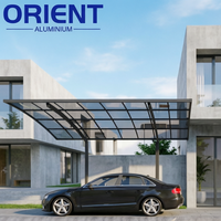 Pergola de voiture en aluminium à double structure imperméable, nouveau design 2026, abri multifonctionnel pour garage extérieur
