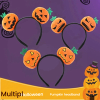 Serre-tête Citrouille d'Halloween, Style Nœud en Peluche / Maille Amusant, Accessoire Cheveux pour Fête et Photos