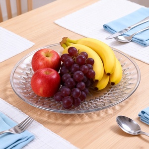 <strong>Creative</strong> Transparent Reusable Plastic Fruit Snack Candy <strong>Serving</strong> <strong>Plate</strong> Acrylic Dessert <strong>Plate</strong> for Home Bar Wedding Party - Product Image 5