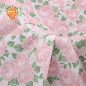 MEIDEBAO Wholesale High Quality Soft Hand Feel Knitted Plum Pattern Polyester Jacquard Printed Fabric