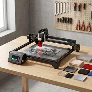 RAY5 10W Diode <b>Laser</b> Engraver Multi-Material 3D <b>Laser</b> Grinder Home Use AI/Graphic LAS File Support New Condition - Product Image 3