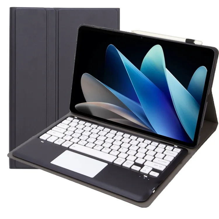 Vivo Pad 2 için yeni tasarım ayrılabilir Ultra ince bölünmüş Touchpad klavye deri Tablet kılıfı